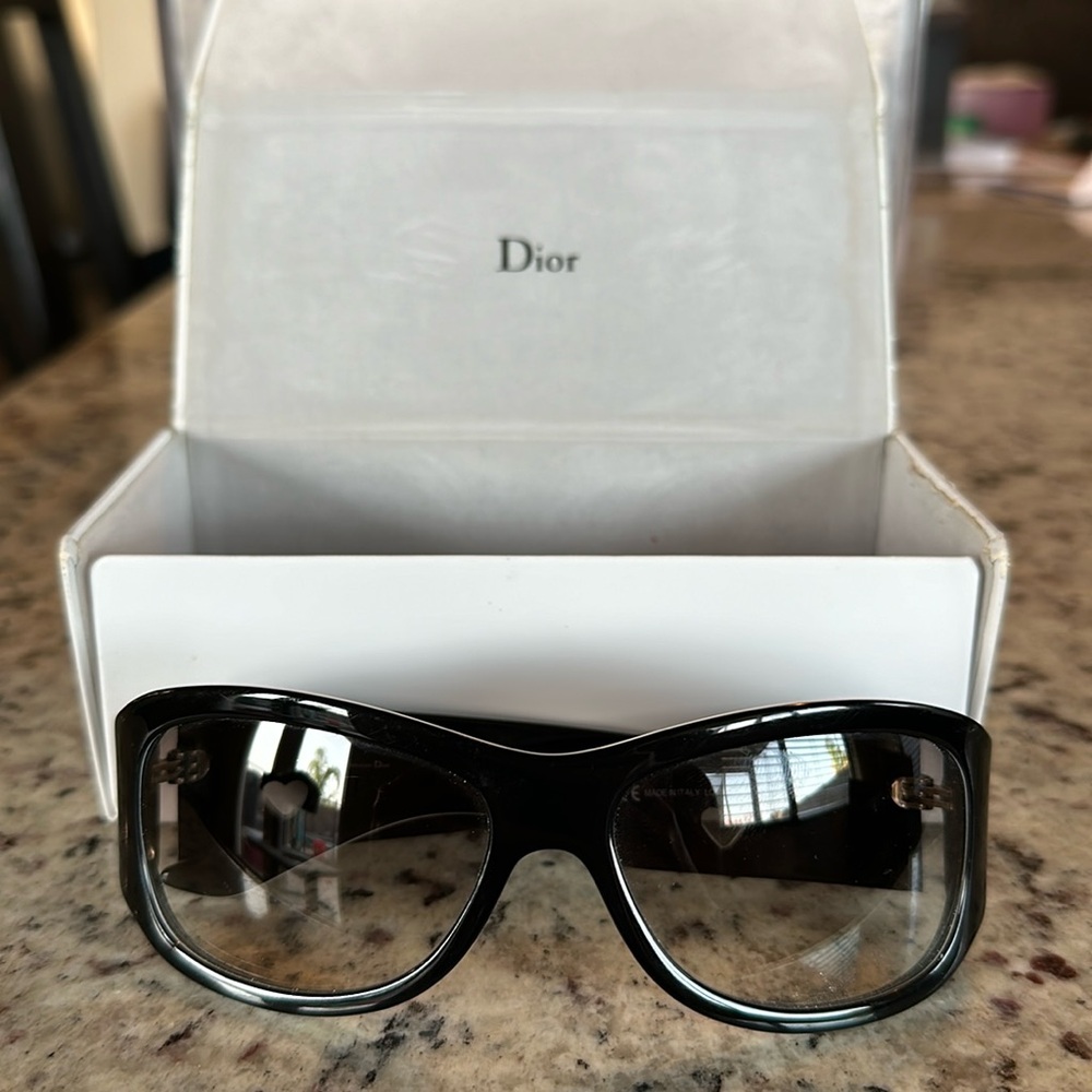 Christian Dior Lovingly Dior Heart Cutout Sunglasses